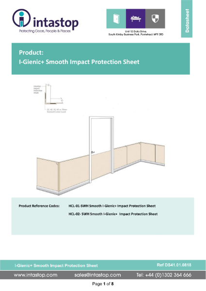 Data Sheet - I-Gienic + Smooth Sheet with Hygienilac