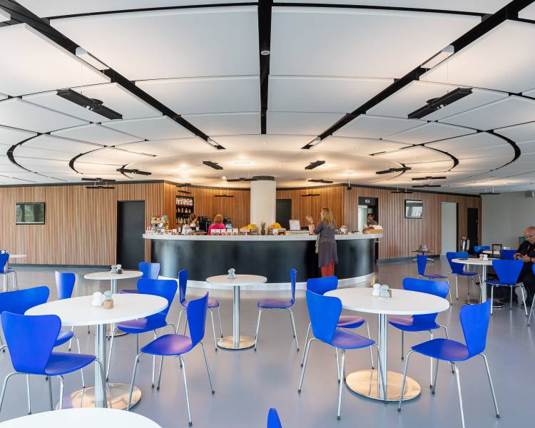 Rockfon ceiling islands completes cutting-edge Dyson Institute