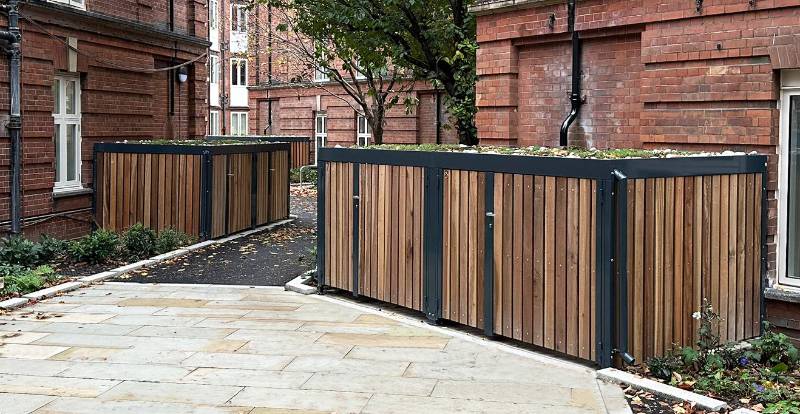 Sutton Dwellings Residential Housing in Chelsea Receives FalcoCrea Cycle Lockers