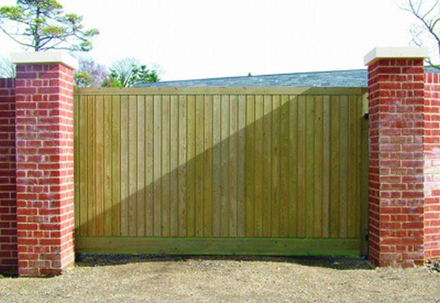 Timber Sliding Gates