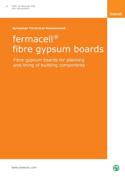 ETA Fermacell fibre Gypsum Board