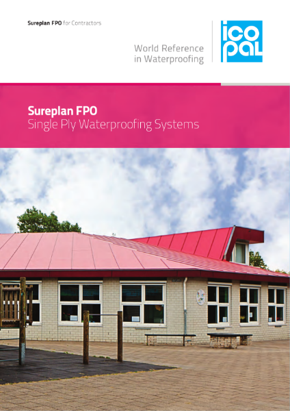 Icopal Sureplan FPO Single Ply Roof Waterproofing Systems for Contractors