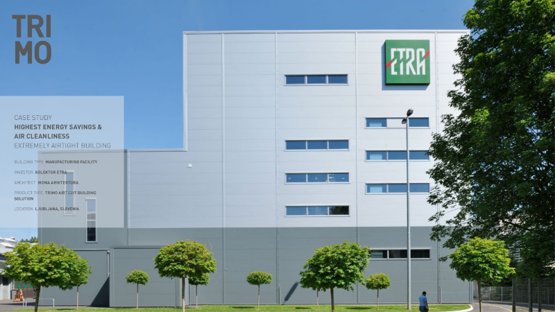 Case study highest energy savings & air cleanliness Etra EN