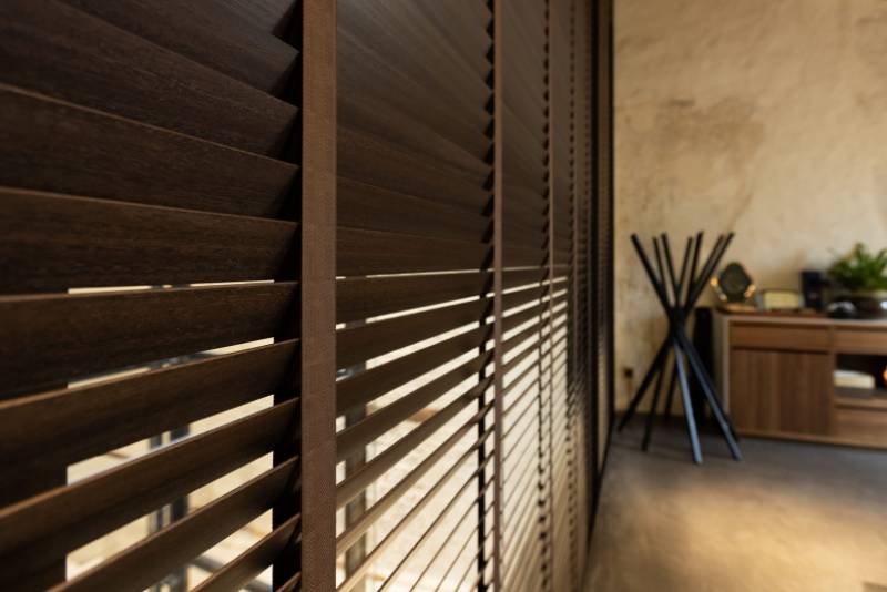 Wooden Venetian Blinds in Treviso Tiramisù