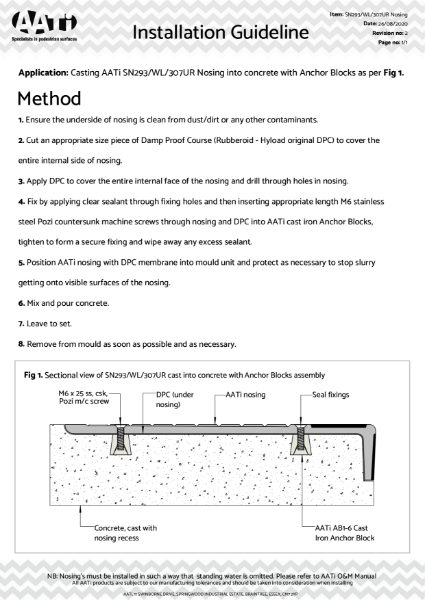 installation_guideline_sn293_WL_307ur_concrete_castin_anchorblock Rev.2