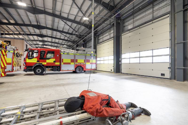 New West Yorkshire Fire and Rescue HQ Opens in Birkenshaw with High-Speed Appliance Bay Doors