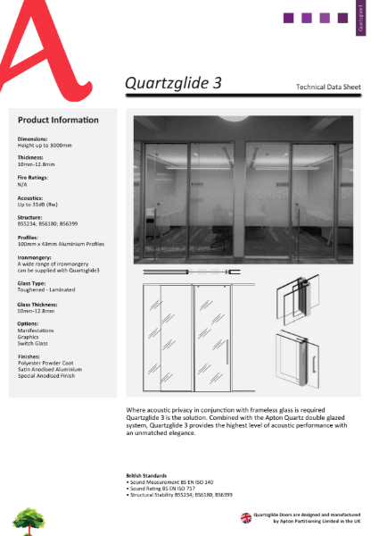 Sliding Door Quartzglide 3