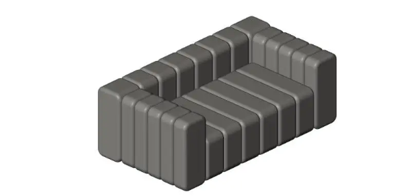 Modern soffa 