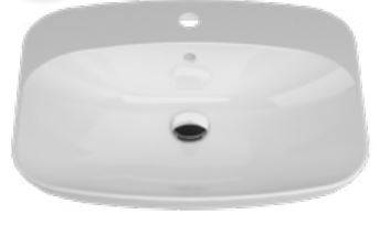 Corr Semi Recessed Washbasin - Washbasin