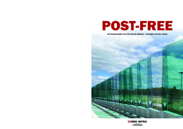 The transparent Post-free noise barrier – designed for the future