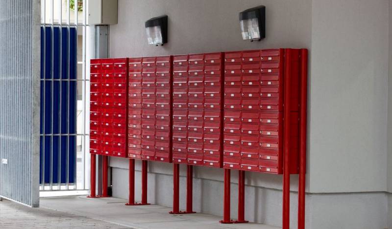 H1 Lateral Mailbox - Horizontal Steel Mailbox