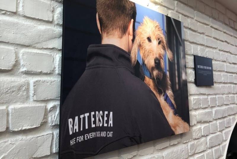 London Brick Wall Panels at Battersea Café