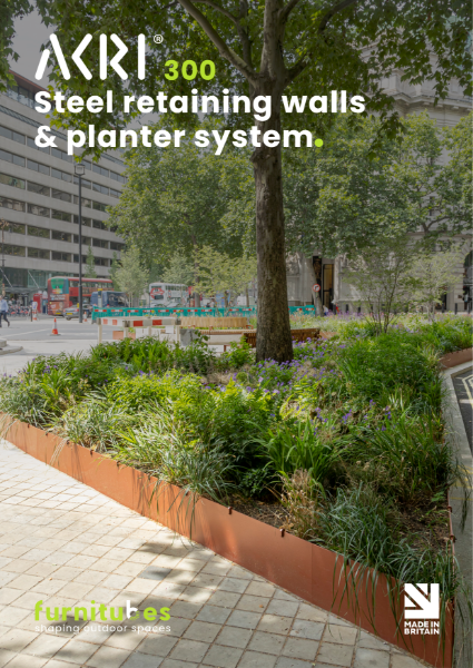 AKRI 300 Steel Retaining Walls & Planter Brochure