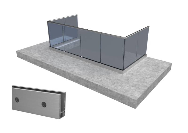 Vista V510S - glass balustrade system