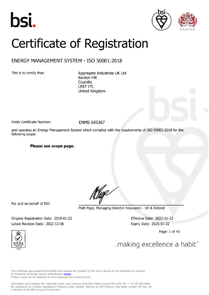  ISO 50001:2018 Energy Management Systems 