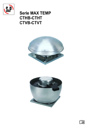 CTVB/T-N MAX TEMP | Installation, Operation & Maintenance Manual