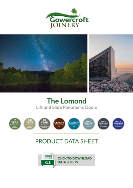 Lomond Timber Lift and Slide Door Datasheet