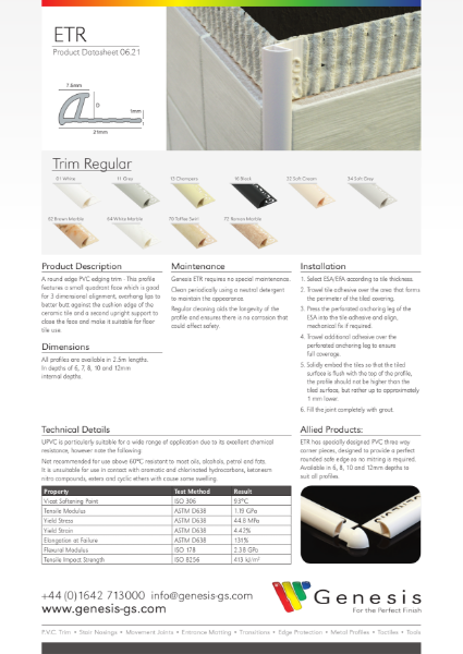 ETR Datasheet