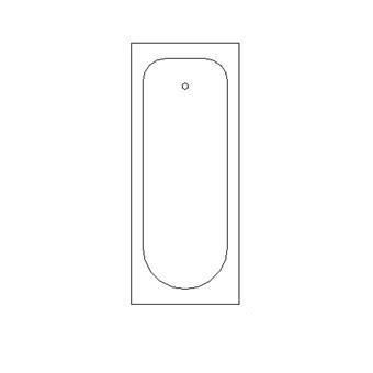 Rectangular single ended bath assembly