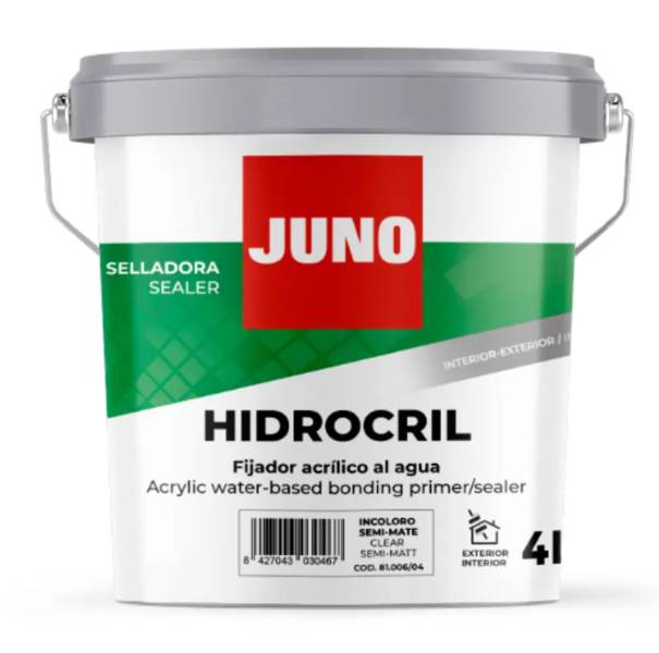 Juno Hidrocril Wall Primer/Sealer - Solvent-Free Acrylic Water-Based Sealer 