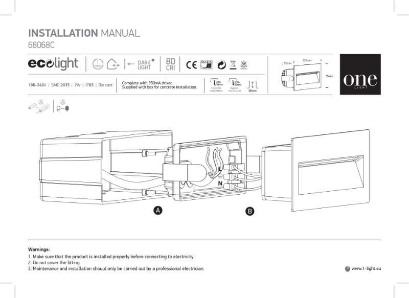 Installation Manual 68068C