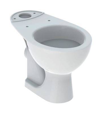 Twyford Alcona Floor-Standing WC For Close-Coupled Exposed Cistern, Washdown, Horizontal Outlet