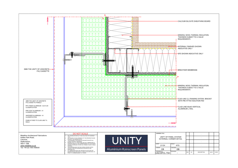 Unity A2 DF-04 Technical Drawing