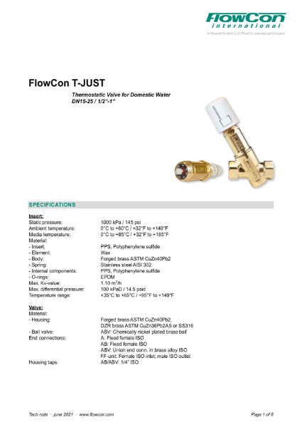 FlowCon T-Just