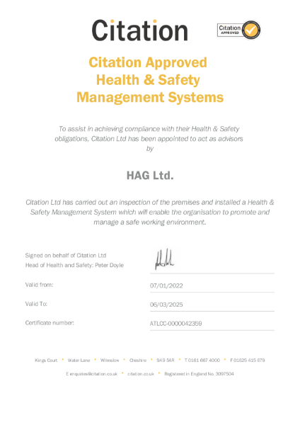Citation Health & Safety Management Systems