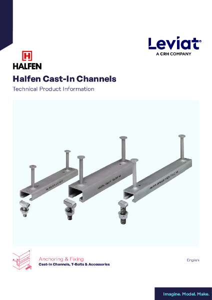 Halfen Cast-in Channels Technical Brochure