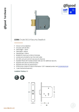 12306-Datasheet Iss04