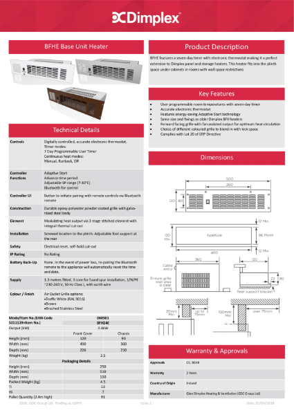 BFHE Spec Sheet