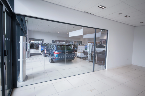 Lusso Toughened Glass Door - Single-Glazed, Toughened Glass Doorsets