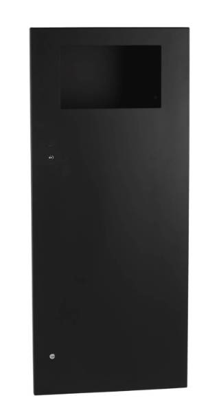 TrimLine - Recessed Waste Receptacle, Matte Black, B-35643.MBLK - Waste Receptacle