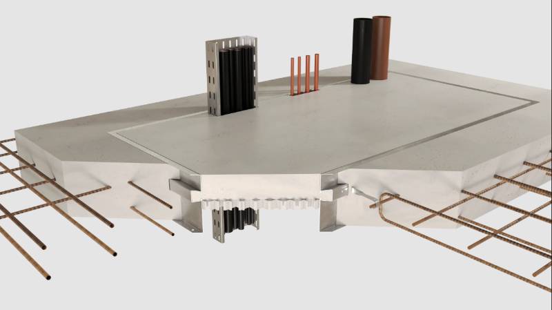 AlphaRiser FR - Cast-in Fire-Rated Riser Floor Unit