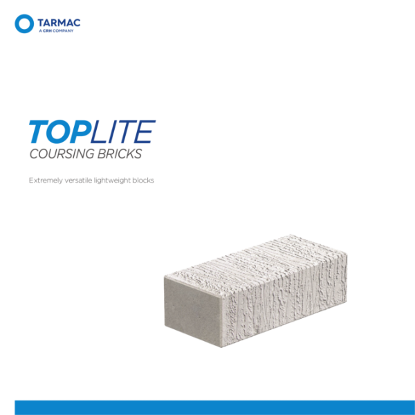 Toplite Coursing Bricks - Aircrete Blocks Product Guide