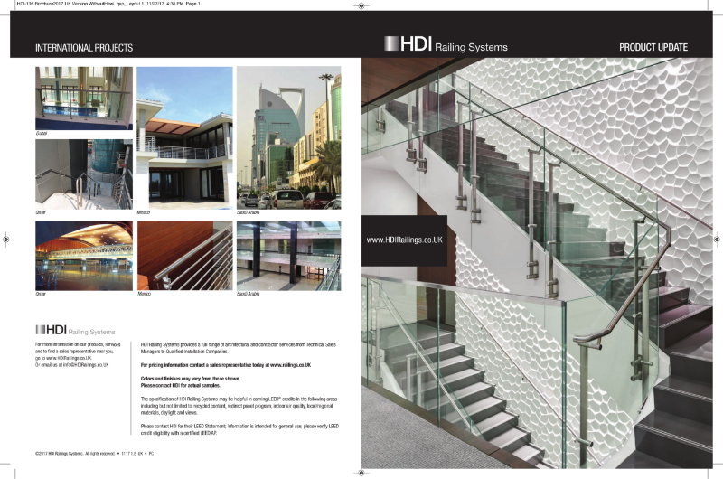 HDI RAILING AND BALUSTRADE SYSTEMS