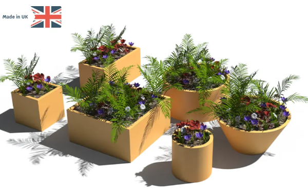 600 Series Metal Planters  - Aluminium Planter