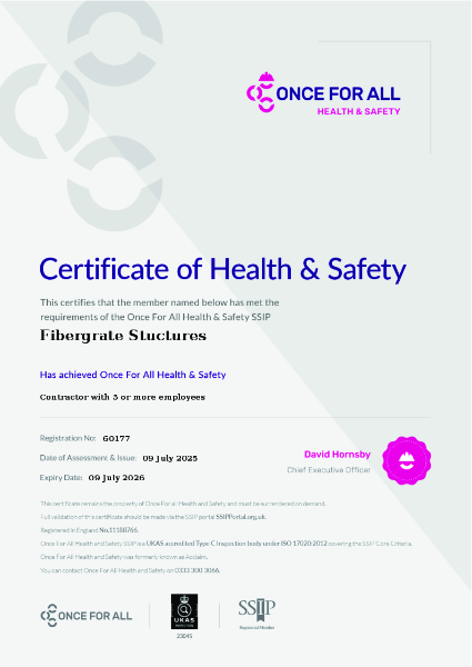 Once For All Health & Safety