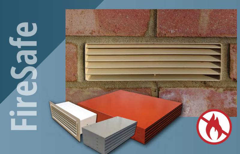 Titon FireSafe® Single Air Brick - High Flow Terminal