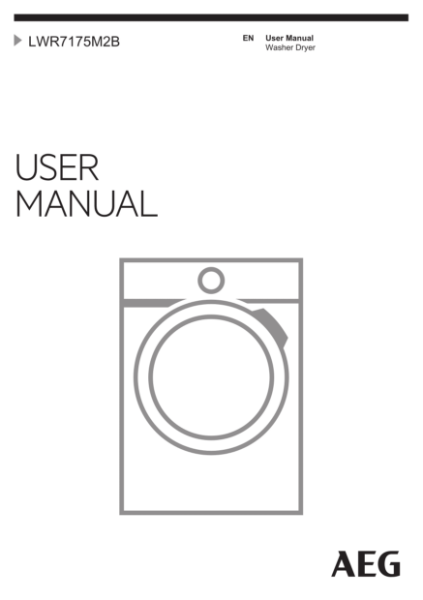 LWR7175M2B - User Manual
