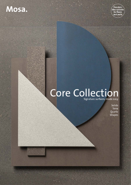 Mosa Core Collection Terra - A timeless classic with powdery, matt look and flame design