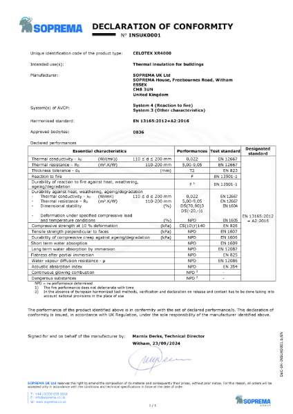 CELOTEX XR4000 DOC