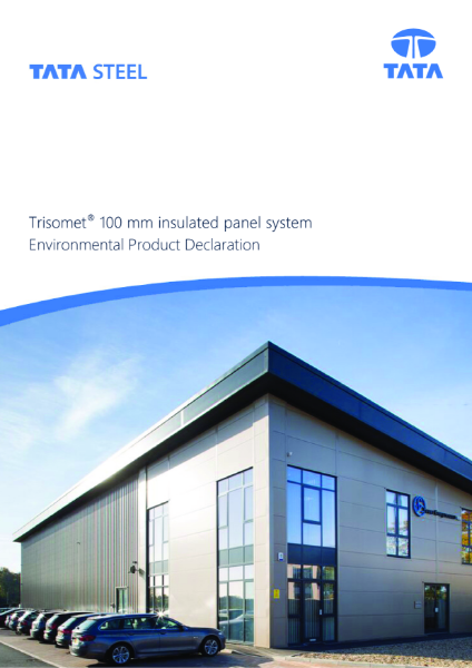 EPD Trisomet 100mm Insulating Roof & Wall Panel