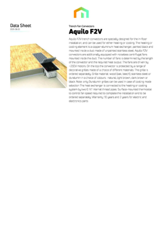 Datasheet Aquilo F2V