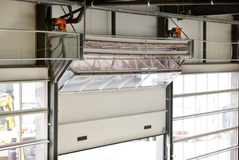 Rollashield Stack - Space Saving Insulated Folding Overhead Shutter