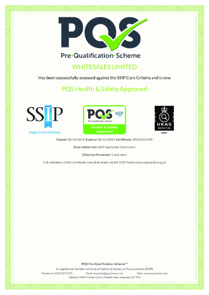 PQS Health & Safety Approved