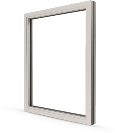 Fast karm vindu i Hel Aluminium - Aluminiumsvindu