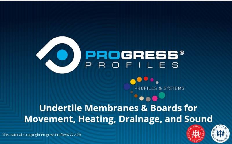 Under-tile Membranes and Boards for Movement, Heating, and Soundproofing