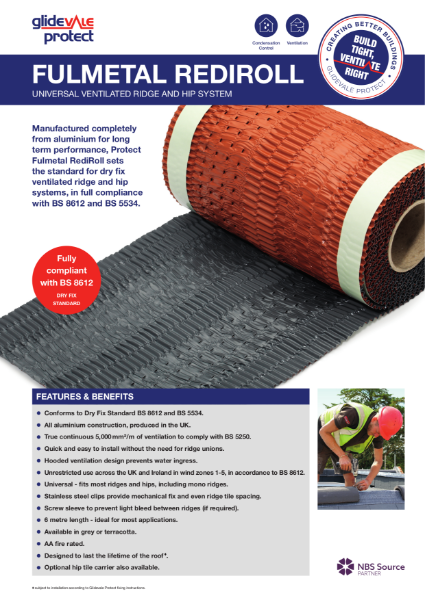 Glidevale Protect Fulmetal RediRoll Technical Literature